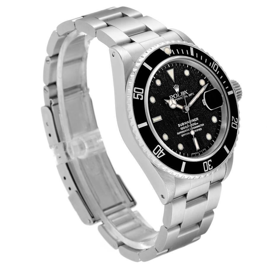 Rolex Submariner Spinnenweb-Zifferblatt Stahl Vintage Herrenuhr 168000 im Zustand „Gut“ im Angebot in Atlanta, GA