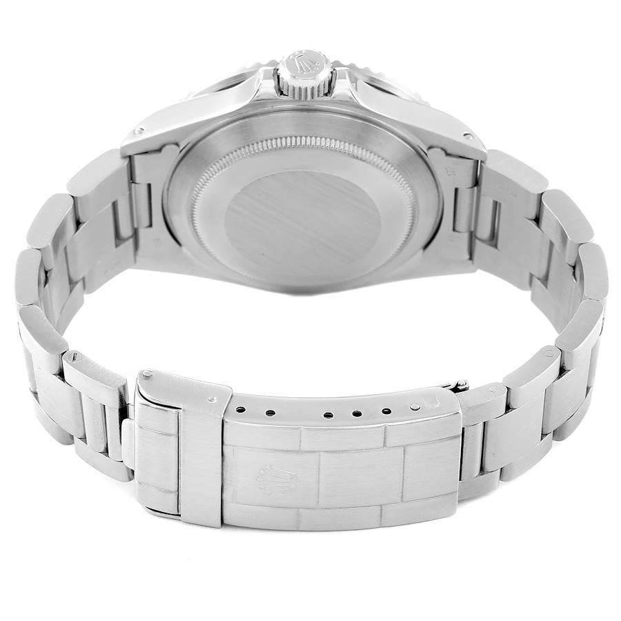 Rolex Submariner Spinnenweb-Zifferblatt Stahl Vintage Herrenuhr 168000 im Angebot 6