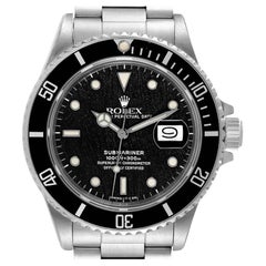Rolex Submariner Spinnenweb-Zifferblatt Stahl Vintage Herrenuhr 168000