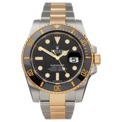 Rolex Submariner Stainless Steel and 18 Karat Yellow Gold 116613LN Wristwatch