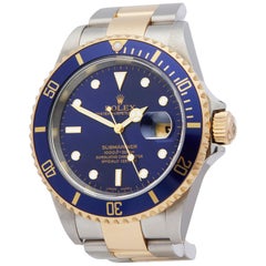 Rolex Submariner Stainless Steel And 18k Yellow Gold 16613 Wristwatch