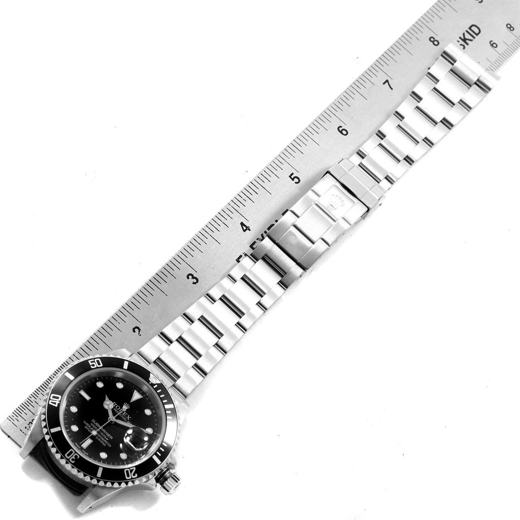 Rolex Submariner Stainless Steel Men's Watch 16610 Box 9