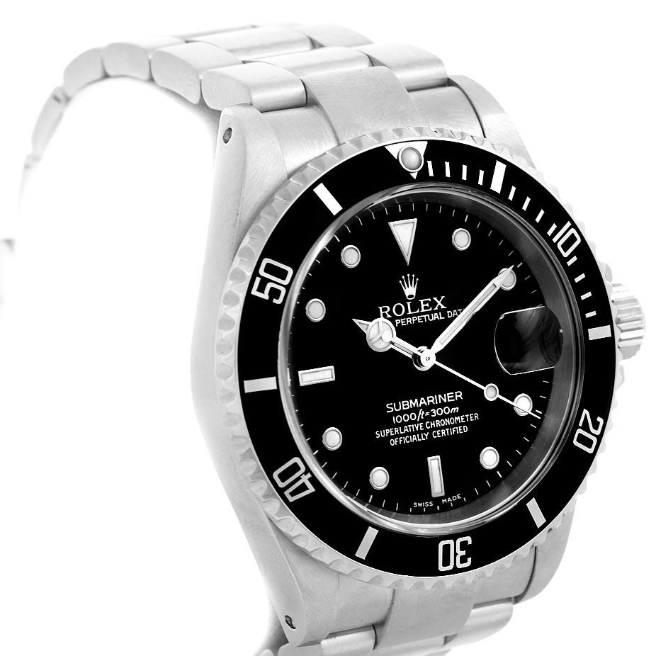 Rolex Submariner Stainless Steel Men's Watch 16610 Box 3