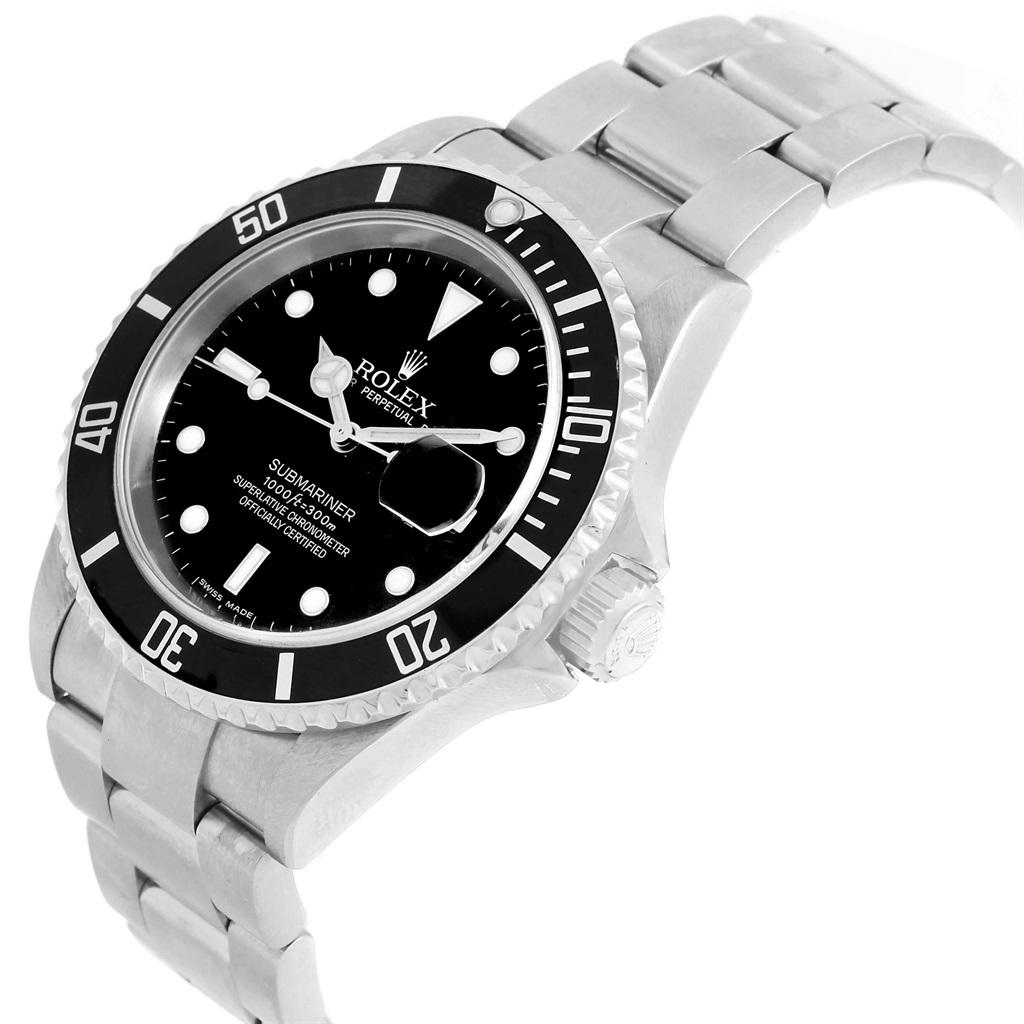 Rolex Submariner Stainless Steel Men's Watch 16610 Box 3