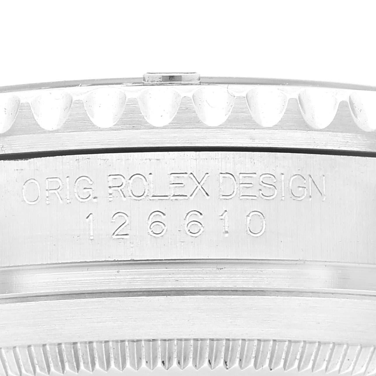 Rolex Submariner Starbucks Green Ceramic Bezel Steel Watch 126610LV Box Card For Sale 3
