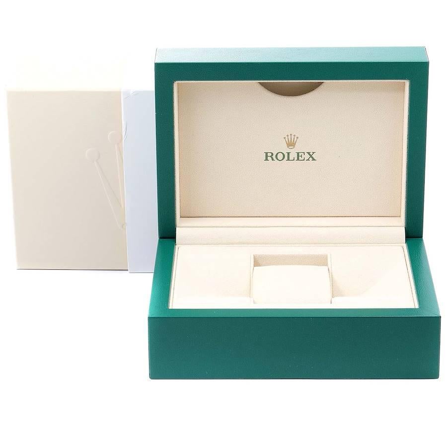 Rolex Submariner Stahl 18K Gelbgold blaues Zifferblatt Herrenuhr 116613 im Angebot 8