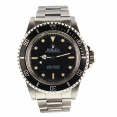 Rolex Submariner Steel Black Dial Automatic Men’s Watch 5513, circa 1984