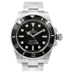 Montre Rolex Submariner acier céramique cadran noir automatique pour hommes 114060