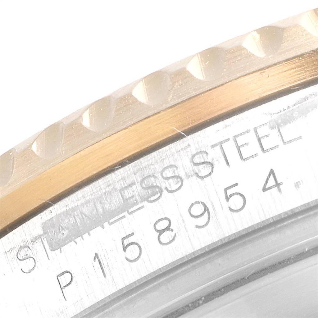 Rolex Submariner Steel Gold Diamond Sapphire Serti Dial Men's Watch 16613 3