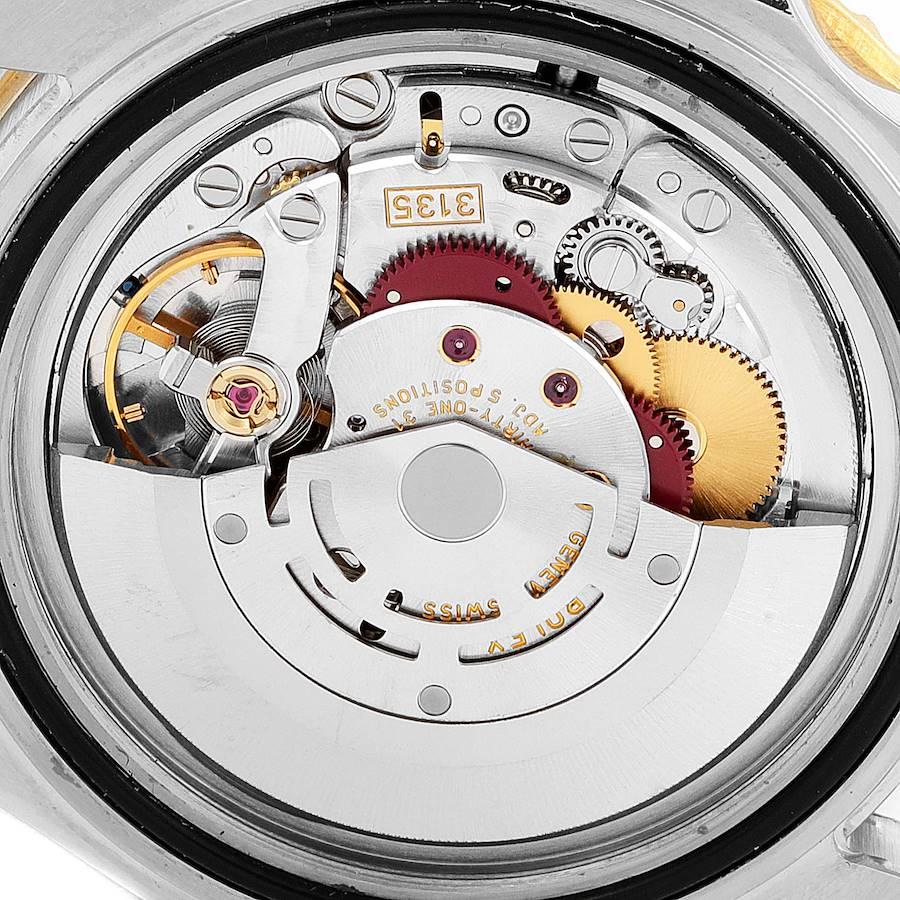Rolex Submariner Steel Gold Diamond Sapphire Serti Dial Mens Watch 16613 For Sale 3