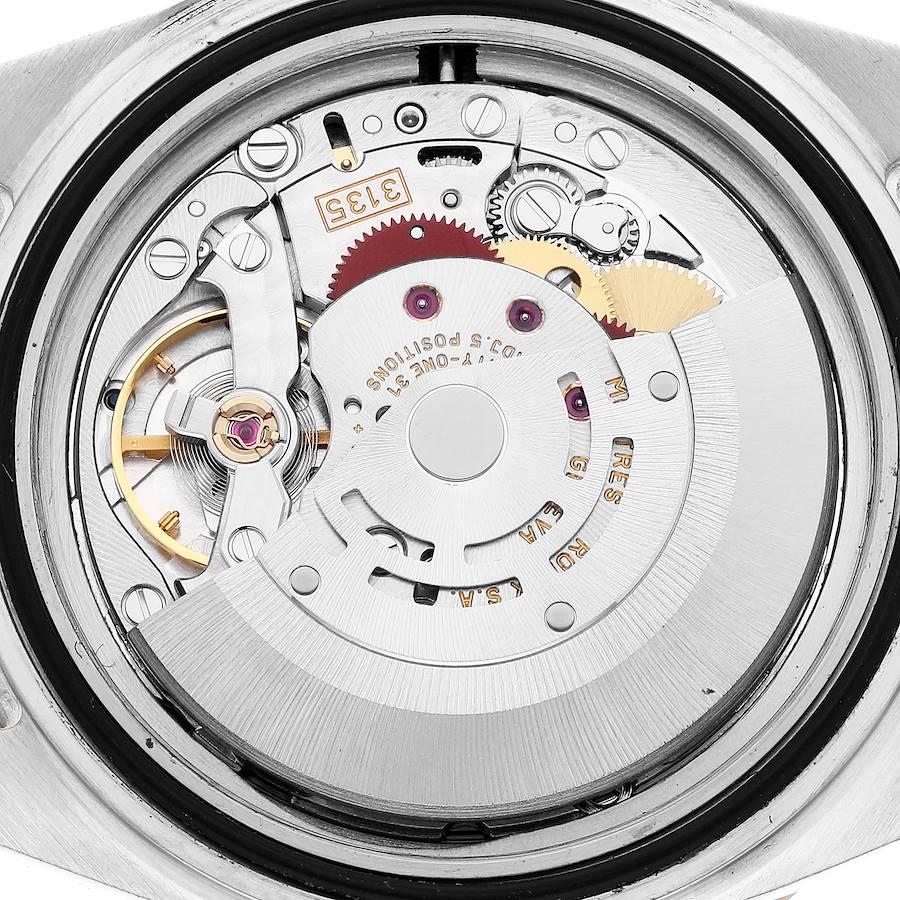 Rolex Submariner Steel Gold Diamond Sapphire Serti Dial Watch 16613 Box Papers 4