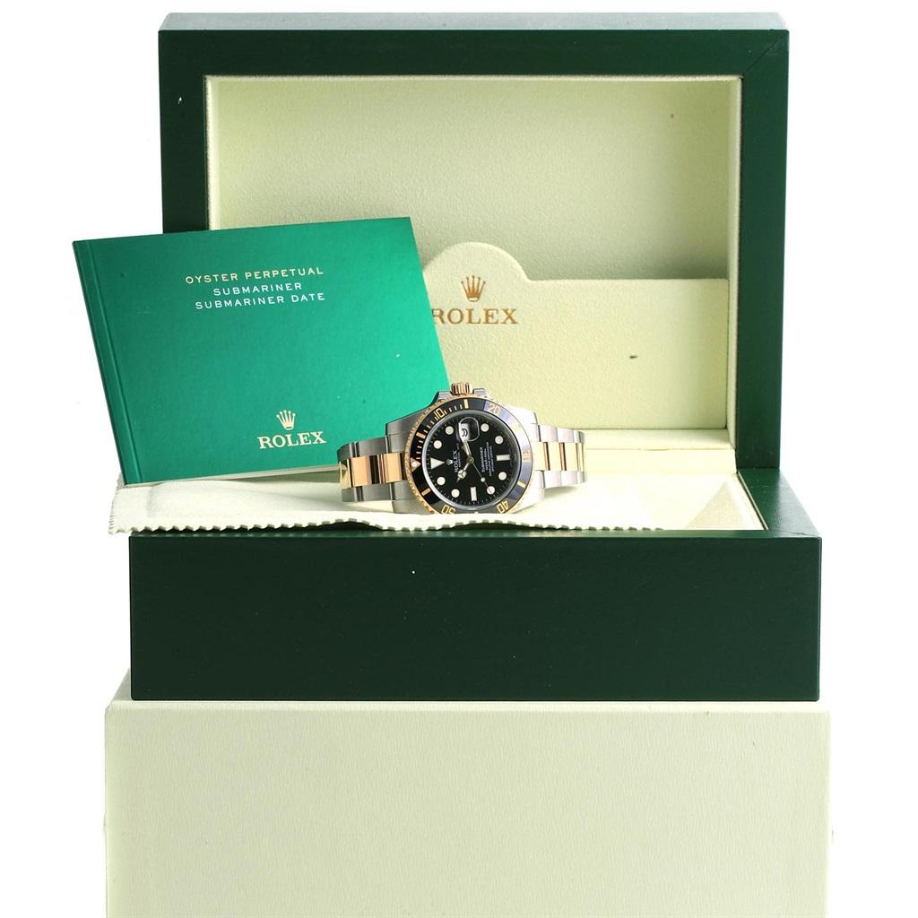 Rolex Submariner Steel Yellow Gold Black Dial Automatic Watch 116613 9