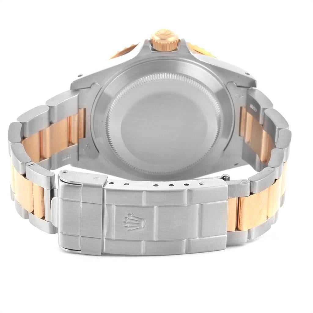 Rolex Submariner Steel Yellow Gold Black Dial Bezel Men's Watch 16613 For Sale 7