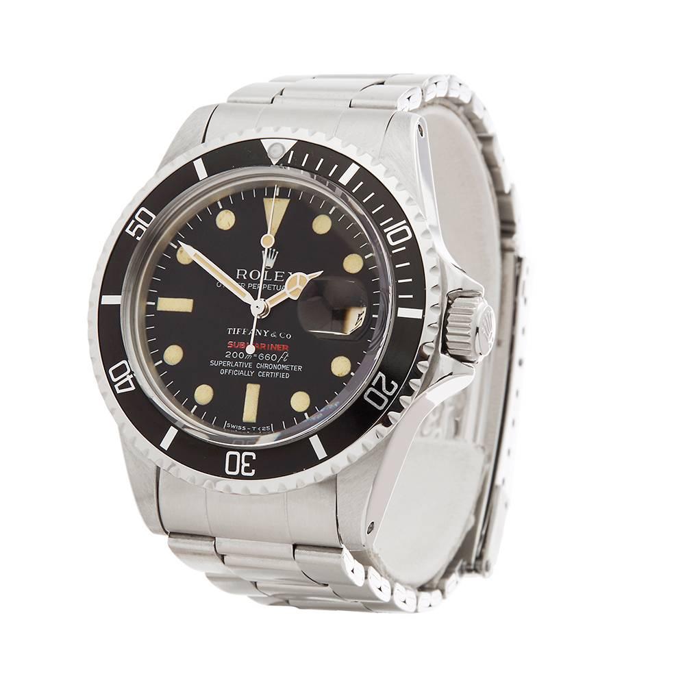 Ref: COM1411
Manufacturer: Rolex
Model: Submariner
Model Ref: 1680
Age: 
Gender: Mens
Complete With: Box & Service Papers
Dial: Black
Glass: Plexiglass
Movement: Automatic
Water Resistance: Not Recommended for Use in Water
Case: Stainless