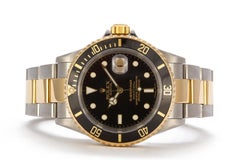 Rolex Submariner Two-Tone 18k Gelbgold & Edelstahl 16613 Box & Papiere