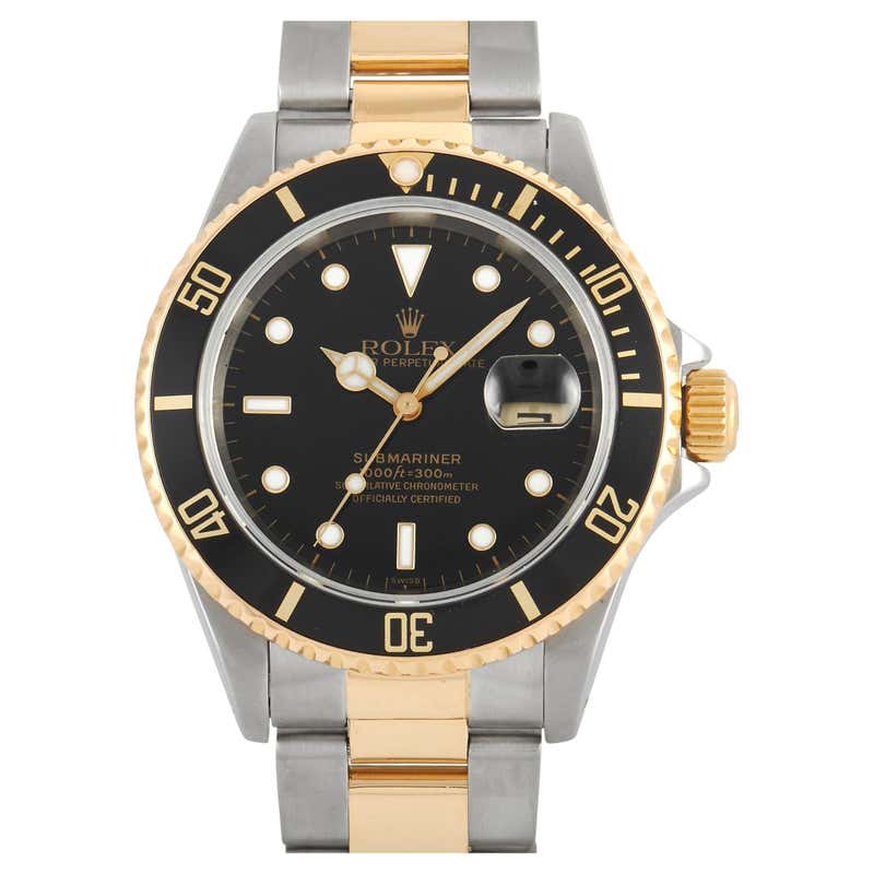 Rolex Submariner 16803 With 7.7 in. Band and Black Dial For Sale at ...