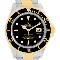 Rolex Submariner Two-Tone Steel Yellow Gold Men's Watch 16613