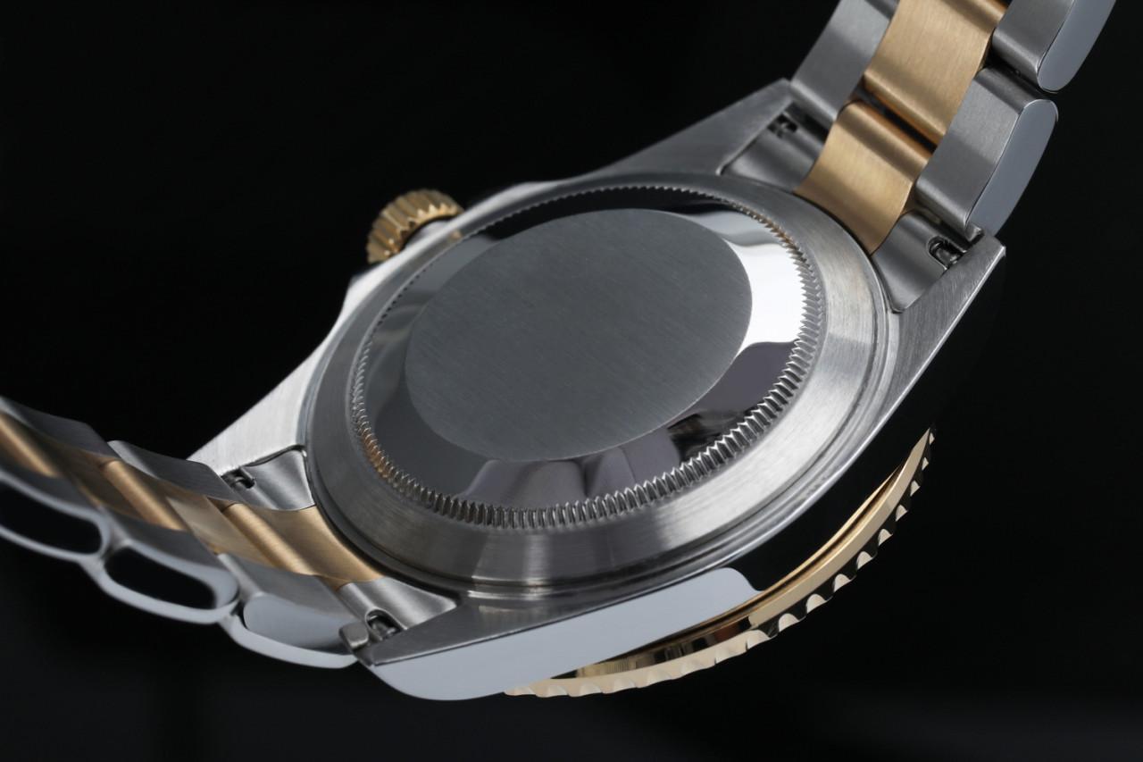 Men's Rolex Submariner Two Tone Watch with Custom Diamond Bezel 16613 For Sale