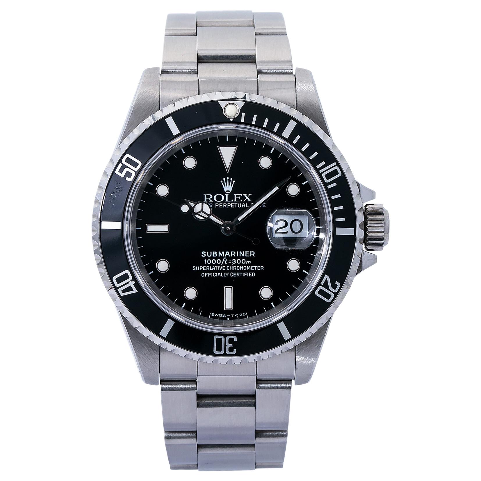Rolex Submariner Unpolished 16610 Commodores Cup Race Winner, 1992