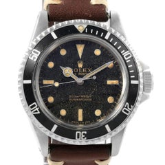 Rolex Submariner Vintage Guilt Gloss Dial Men's Watch 5513