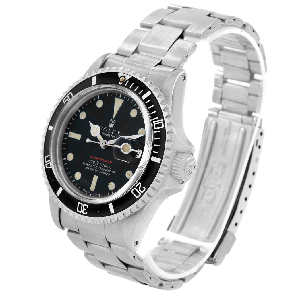 Rolex Submariner Vintage Mark IV Dial Steel Men's Watch 1680 1