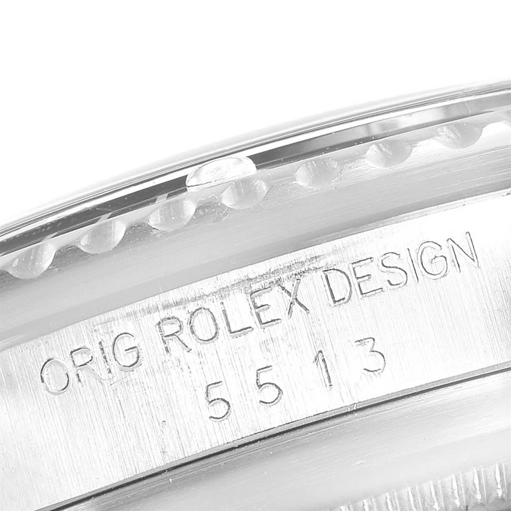 Rolex Submariner Vintage Spider Net Dial Steel Men's Watch 5513 For Sale 2
