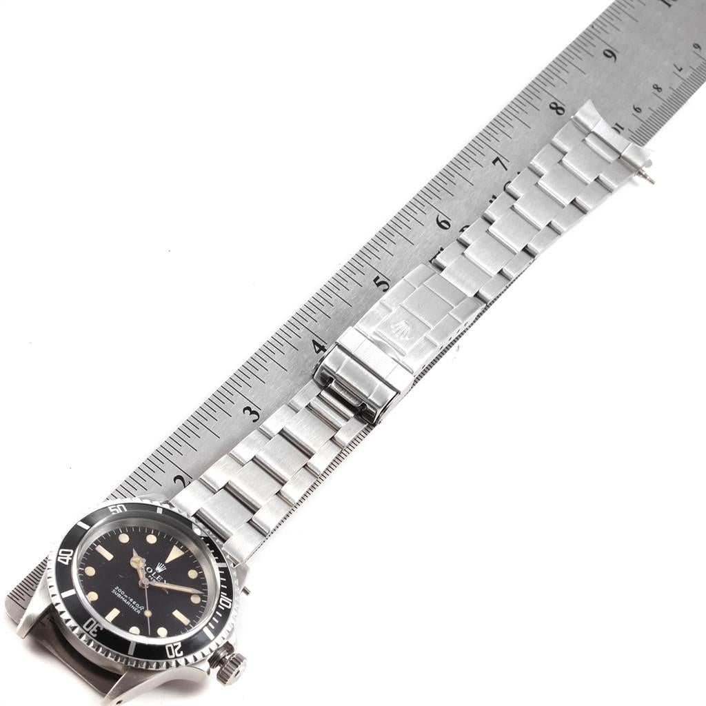 Rolex Submariner Vintage Stainless Steel Automatic Men's Watch 5513 9