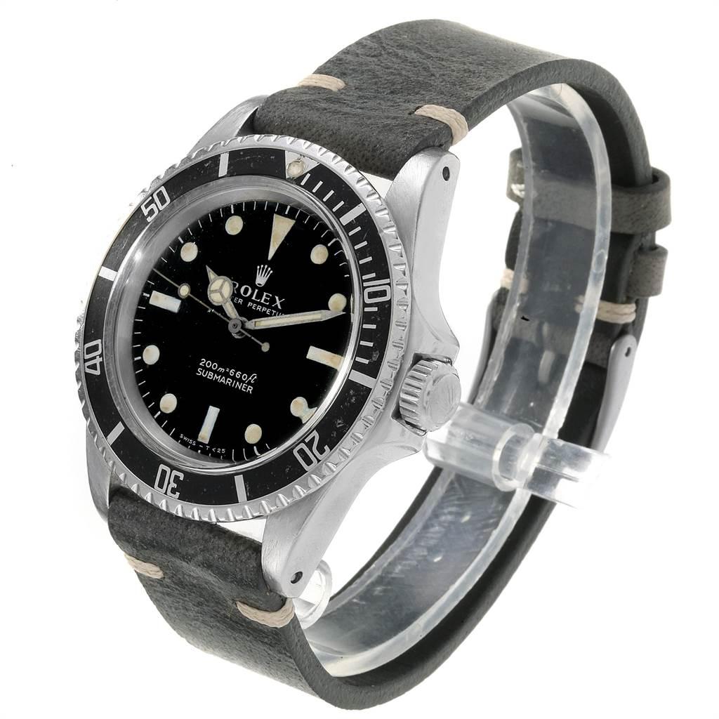 Rolex Submariner Vintage Stainless Steel Automatic Men's Watch 5513 In Fair Condition For Sale In Atlanta, GA