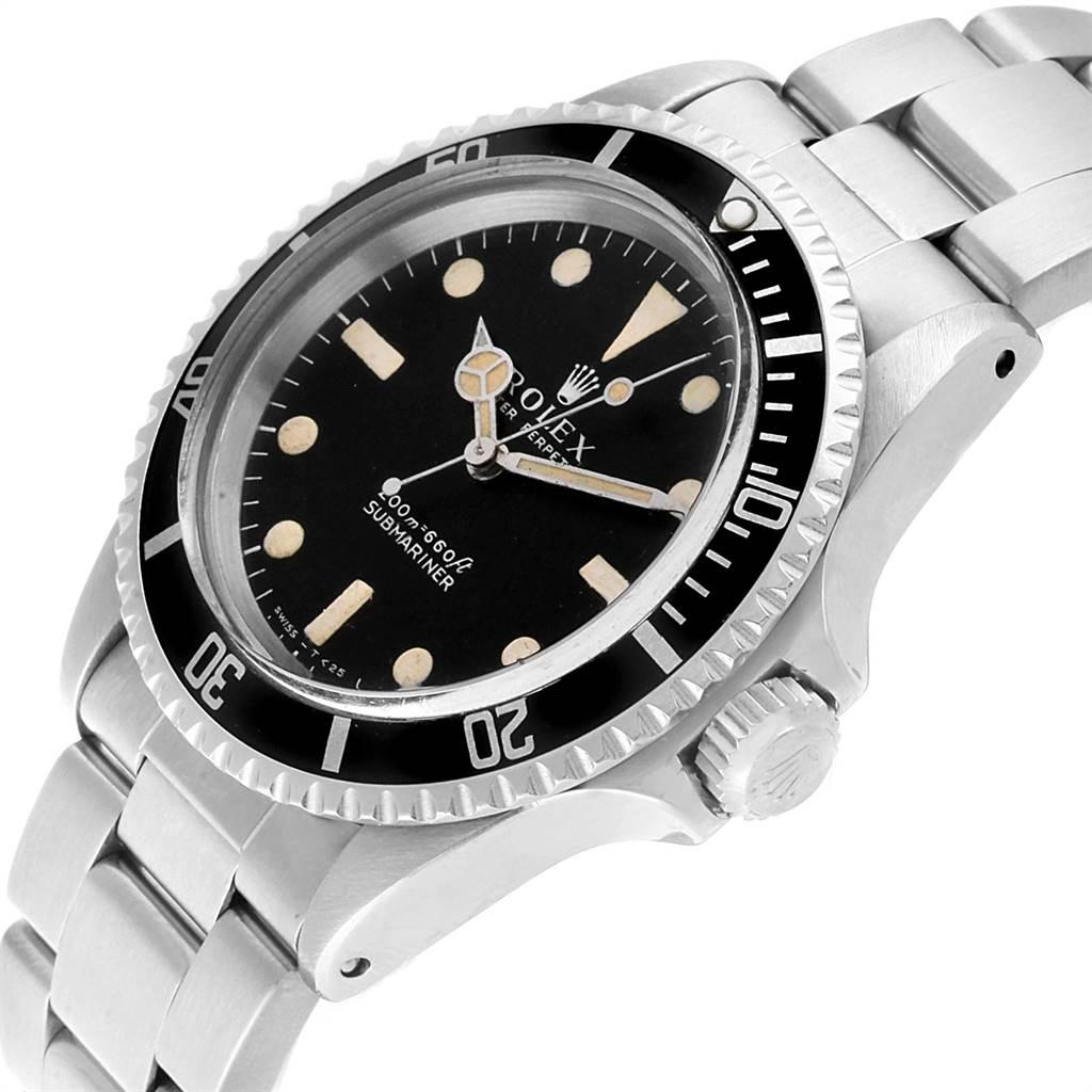 Rolex Submariner Vintage Stainless Steel Automatic Men's Watch 5513 3