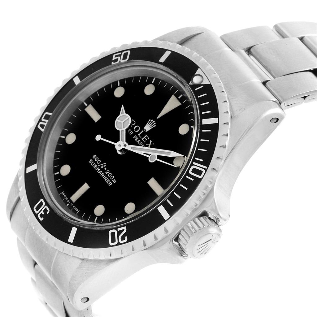 Rolex Submariner Vintage Stainless Steel Automatic Men's Watch 5513 4