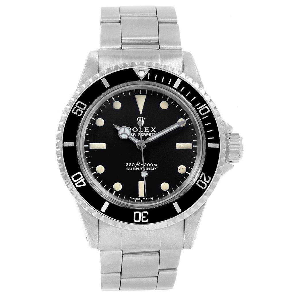 Rolex Submariner Vintage Stainless Steel Automatic Men's Watch 5513 5