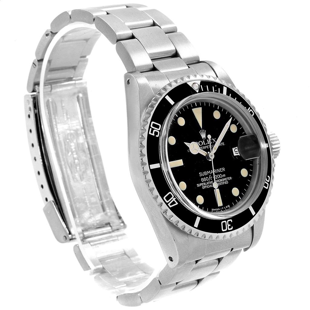 Rolex Submariner Vintage Stainless Steel Men's Watch 1680 8