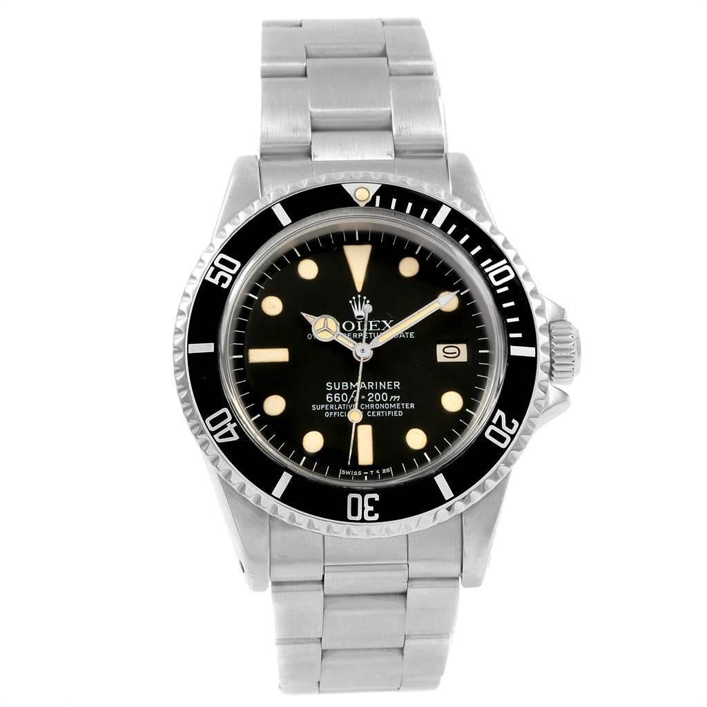 Rolex Submariner Vintage Stainless Steel Men’s Watch 1680 In Good Condition In Atlanta, GA