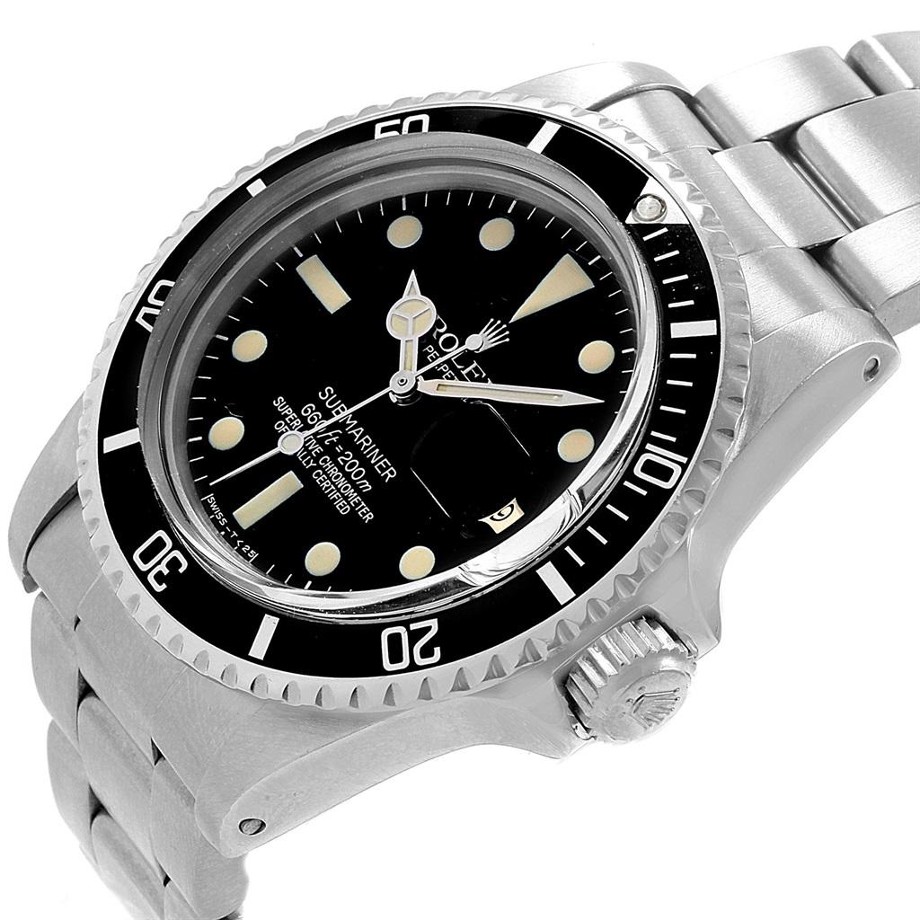 Rolex Submariner Vintage Stainless Steel Men's Watch 1680 6