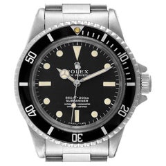 Rolex Submariner Vintage Stainless Steel Mens Watch 5512