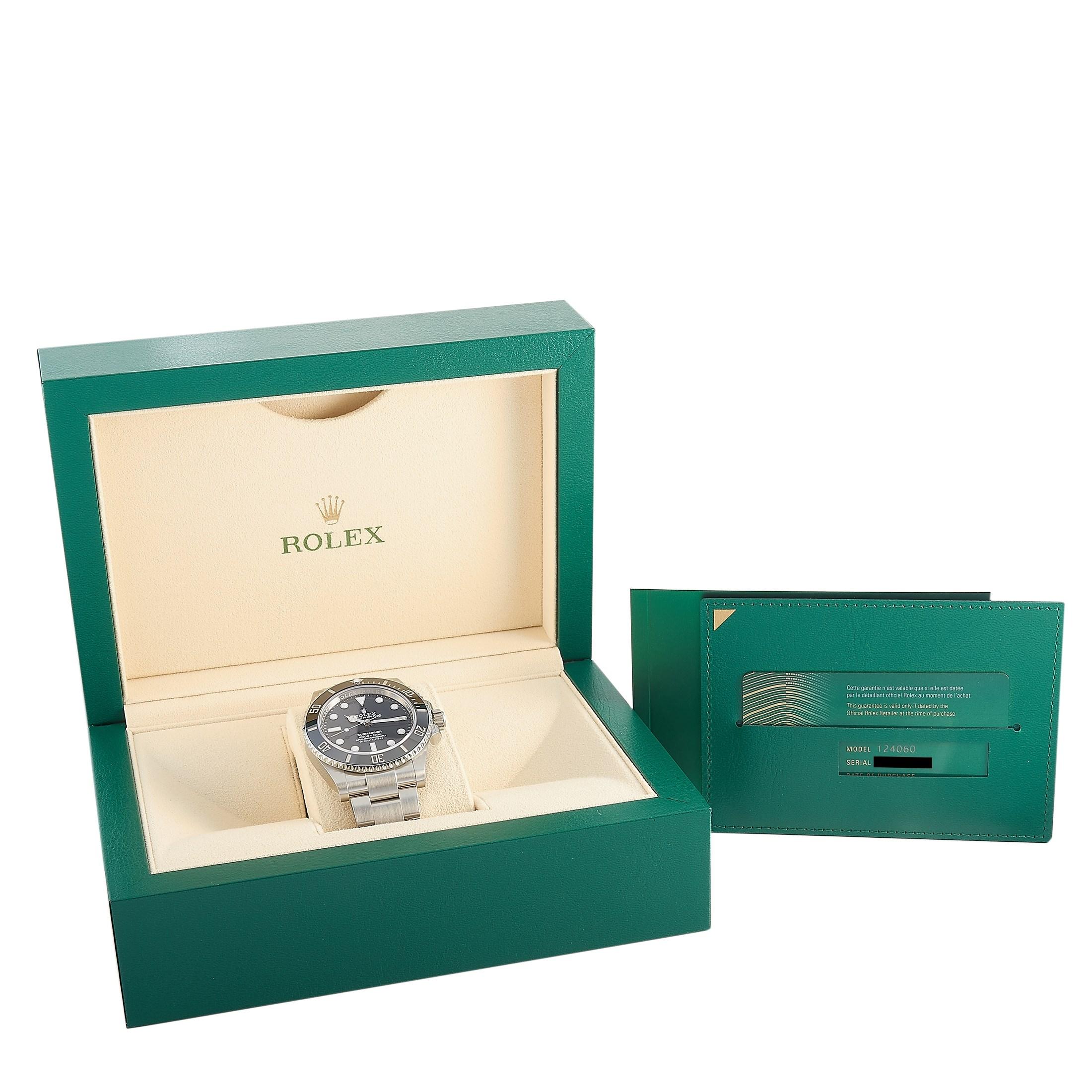 Rolex Submariner Watch 124060-0001 1