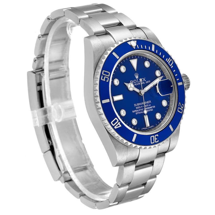 submariner white gold blue