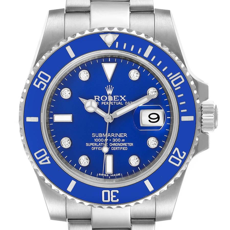 gold blue submariner rolex