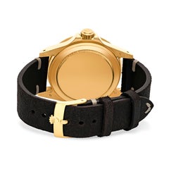 Rolex Submariner Yellow Gold Blue Nipple Dial Model 1680, circa 1978