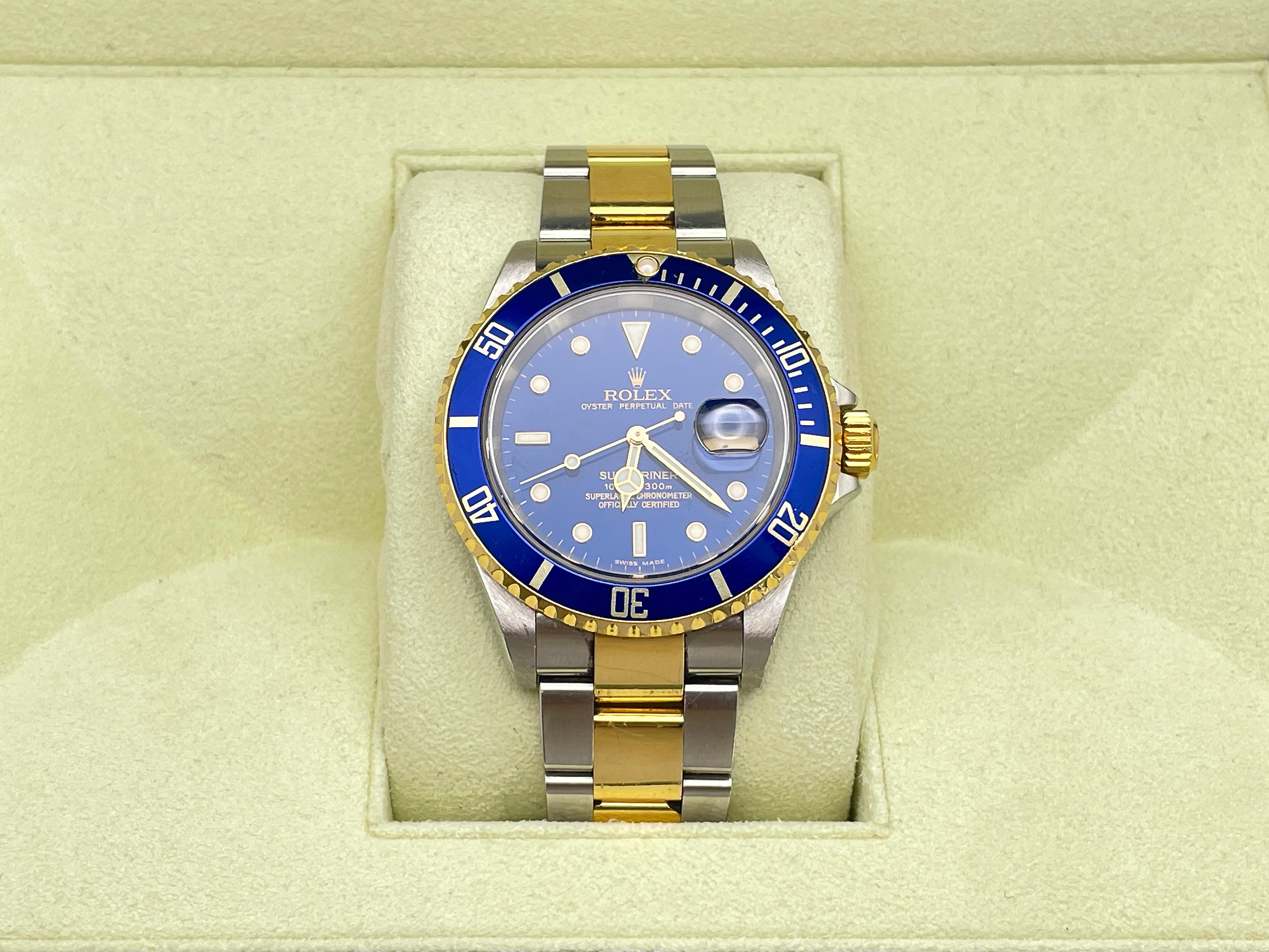Rolex Submariner 16613 Montre automatique pour hommes en vente 6
