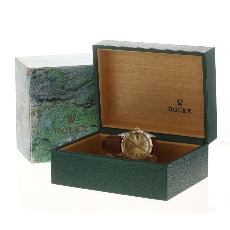 Rolex Thunderbird Reloj de pulsera para hombre 1625 - Oro de 18 quilates y cuero inoxidable 1 año de garantía 4