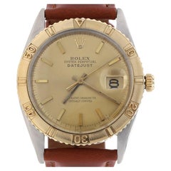 Rolex Thunderbird Men's Wristwatch 1625 - 18k Gold & Stainless Leather 1Yr Wnty
