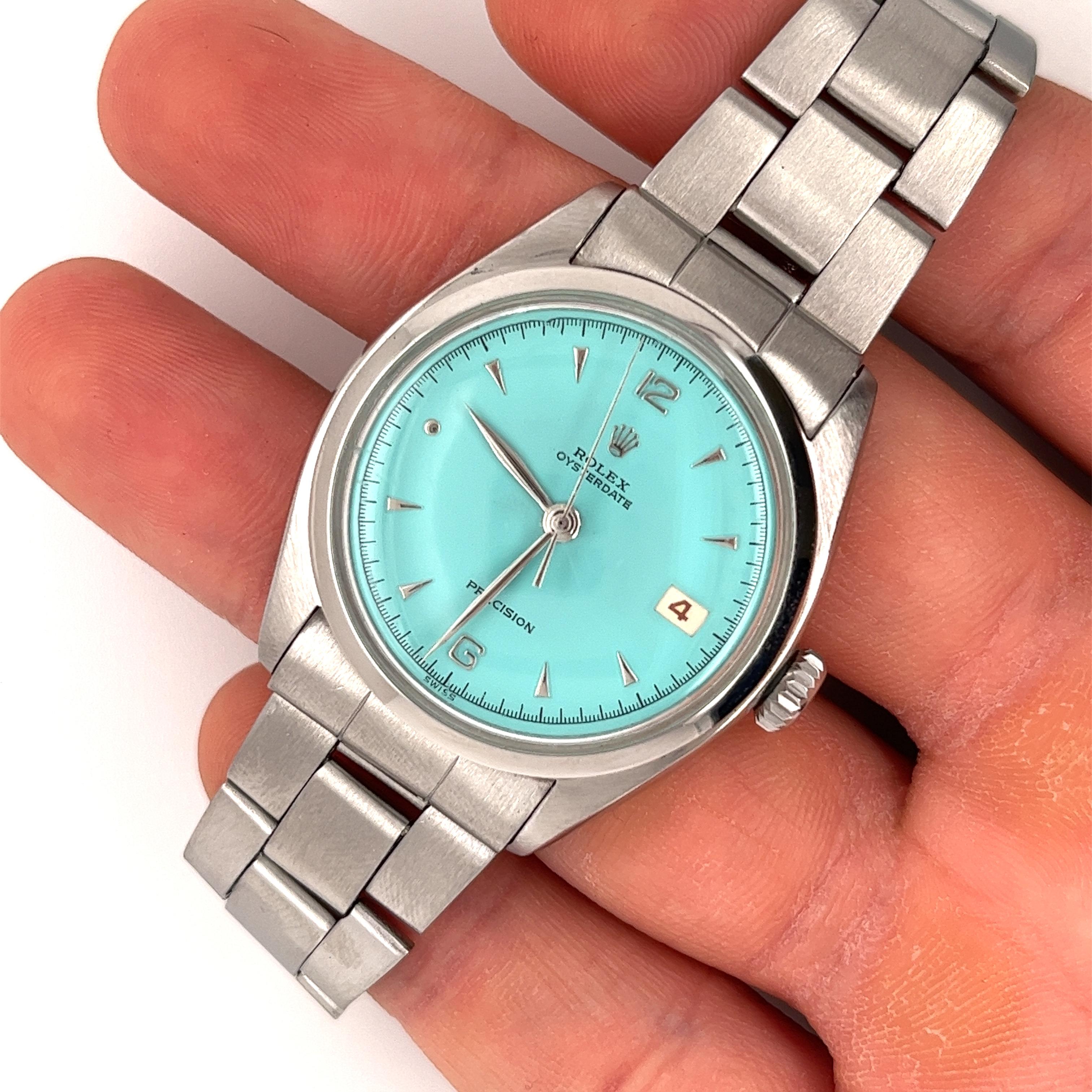 rolex oysterdate tiffany