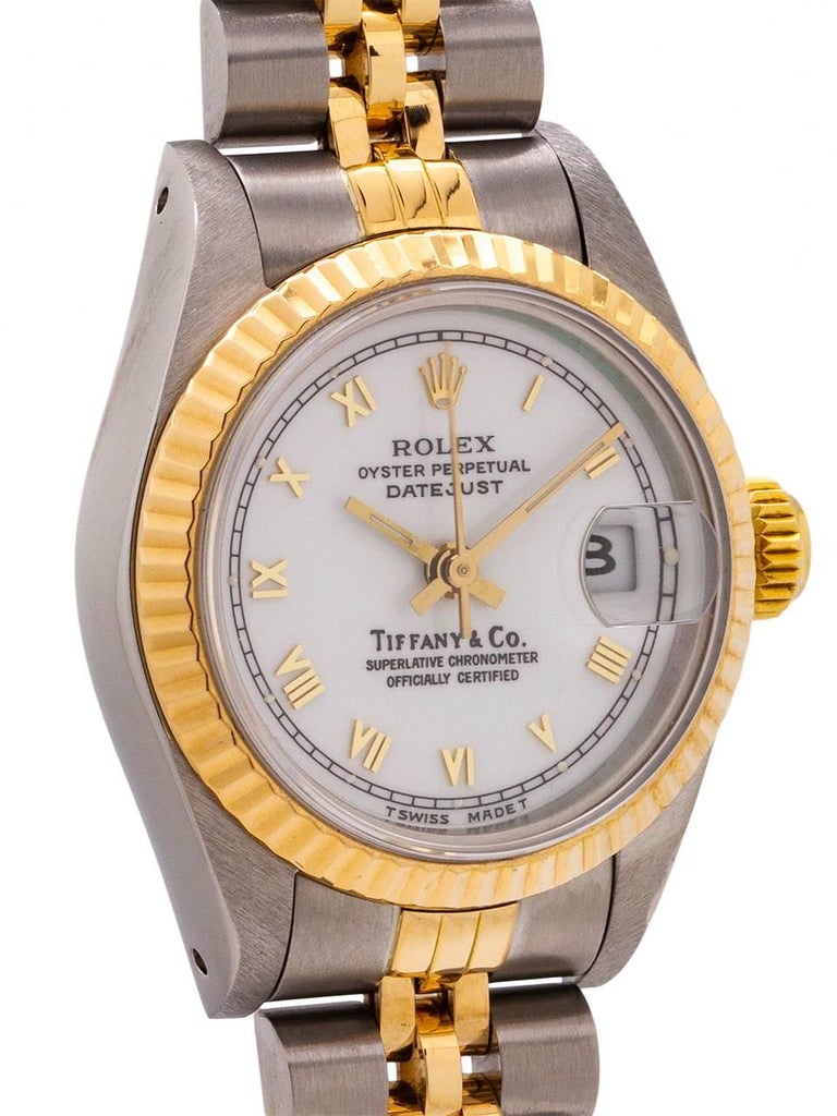 rolex datejust tiffany and co