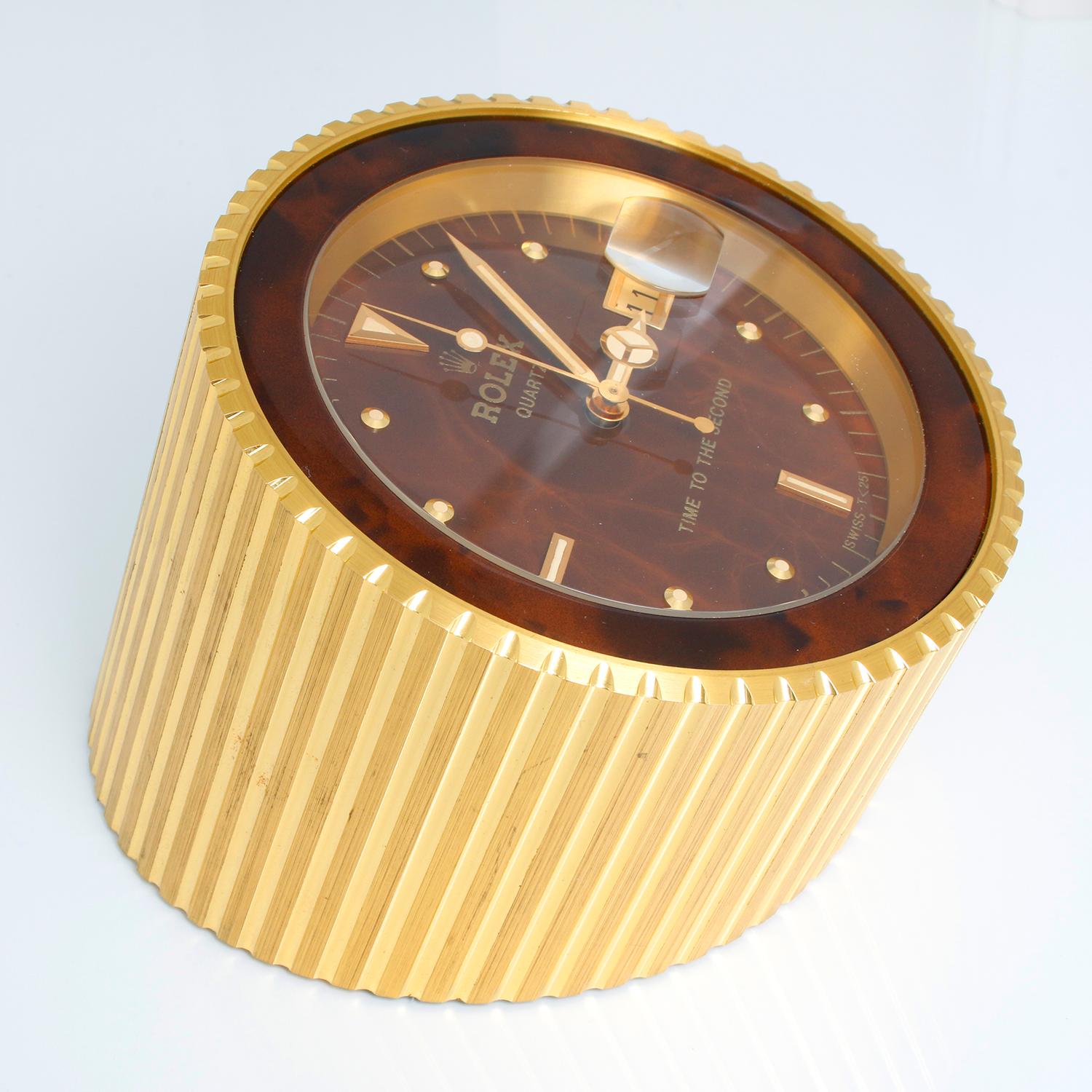 Rolex, horloge de table « Time To The Seconds » réf. 8035 Excellent état - En vente à Dallas, TX