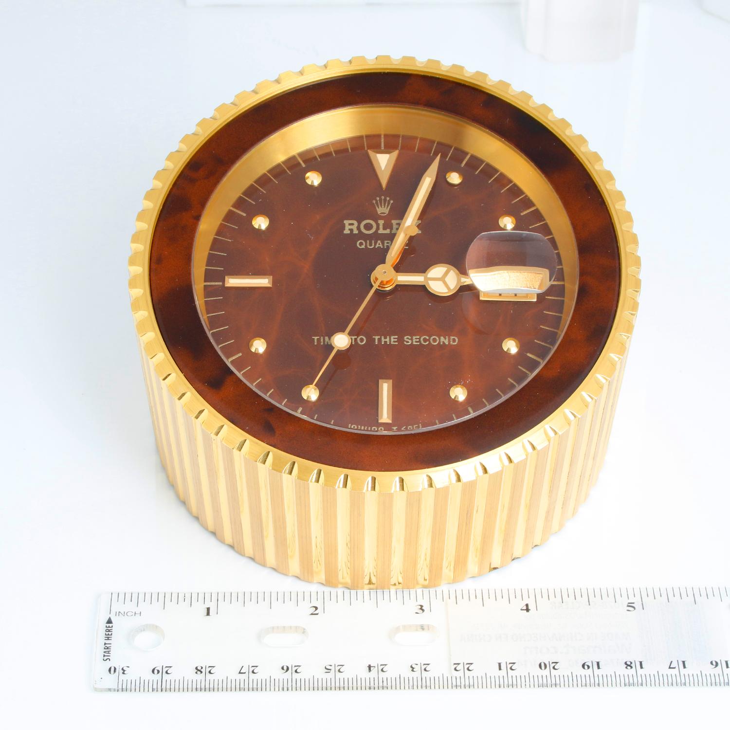 Rolex, horloge de table « Time To The Seconds » réf. 8035 en vente 1