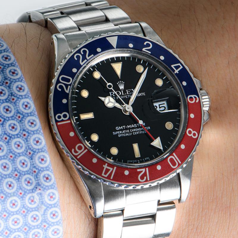 Rolex Transitional GMT-Master Pepsi 16750 For Sale 2