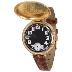 Rolex Trench 754901 Vintage Unisex Watch in 9 Karat Yellow Gold