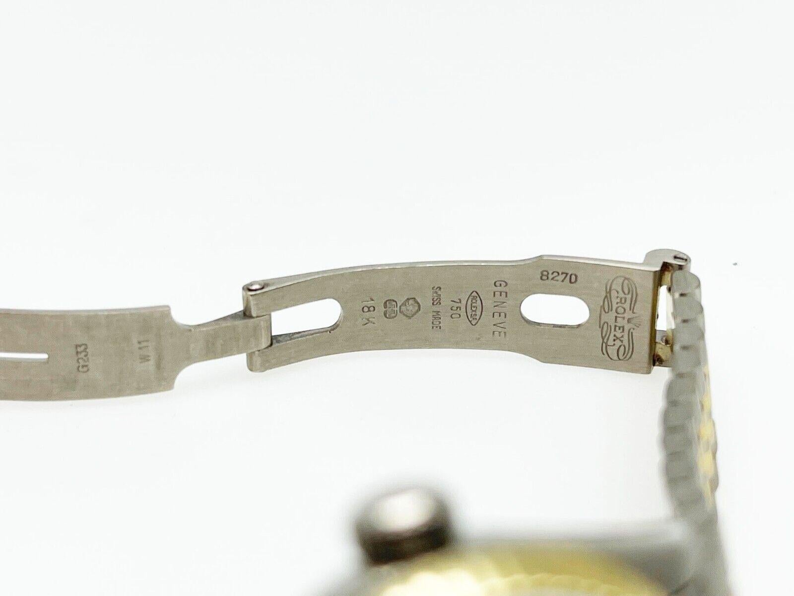 Rolex Tridor Ladies President 79179 MOP Diamant-Zifferblatt 18K Gold Gelb Rose Weiß 2