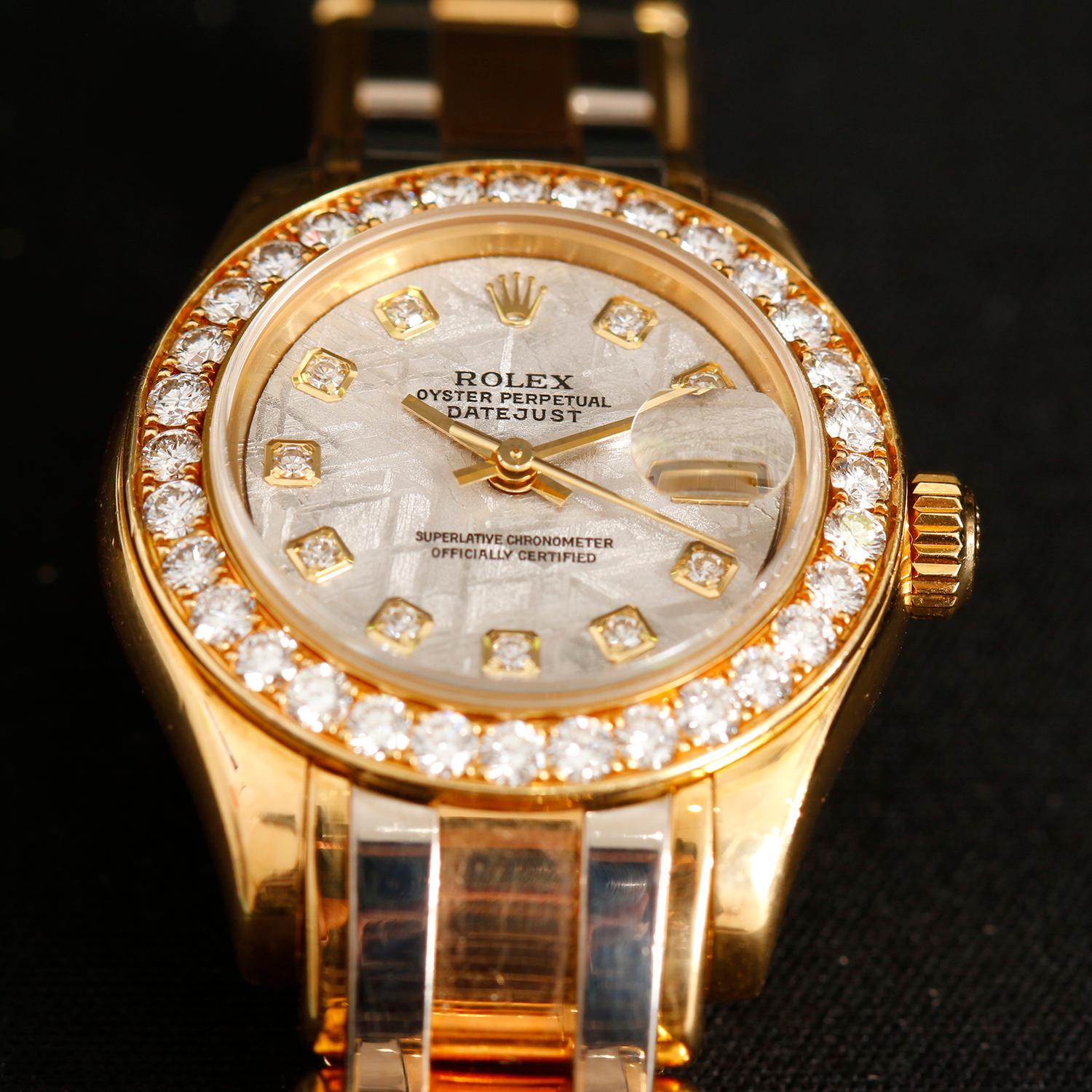 Women's Rolex Tridor Pearlmaster Ladies Watch 80298